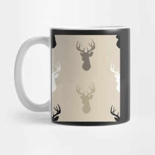 Deer Heads - Midnight Woodland Mug